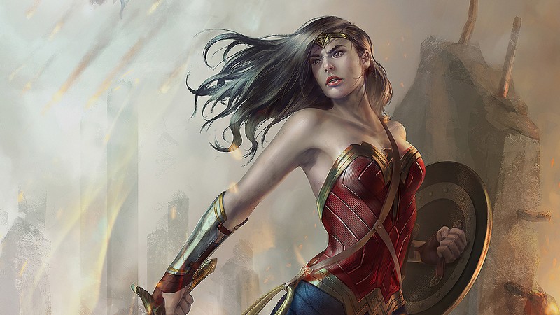 wonder woman, hd, superheroes, artist, artwork, deviantart, digital art