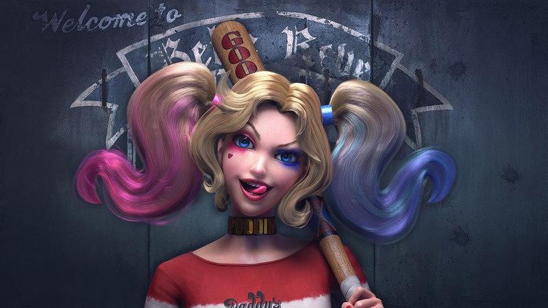 harley quinn, hd, 4k, superheroes, artist, artwork, artstation