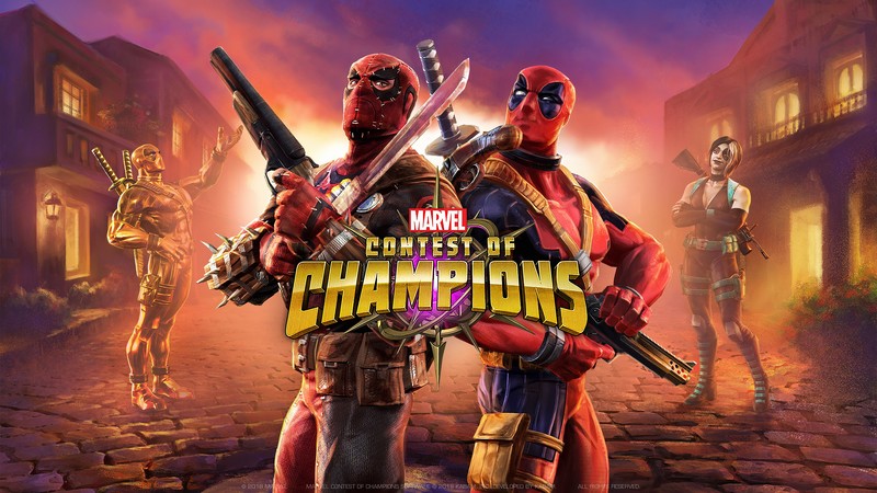 marvel contest of champions, games, hd, marvel, deadpool, 4k