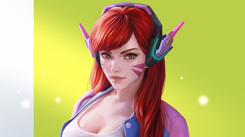 dva overwatch, overwatch, digital art, artist, artwork, hd, artstation, 4k
