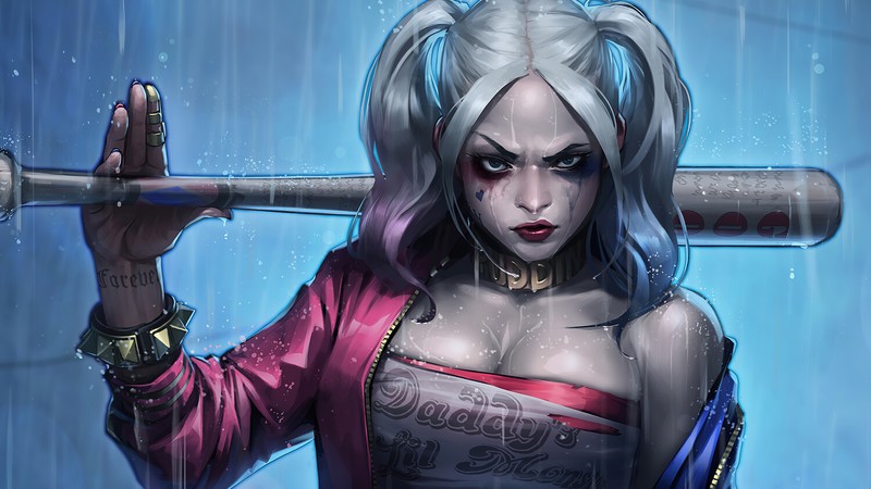 harley quinn, hd, superheroes, supervillain, artwork, artstation, 4k