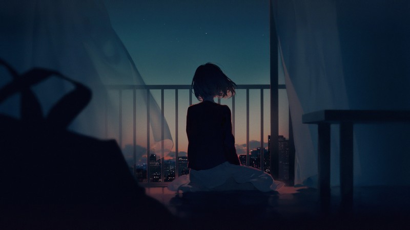 anime girl, anime, artist, artwork, digital art, hd, 4k