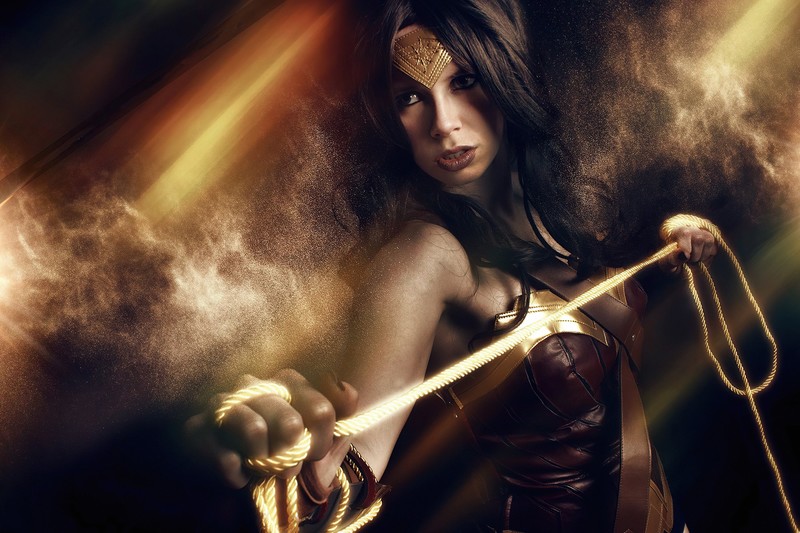 wonder woman, hd, superheroes, cosplay, 4k