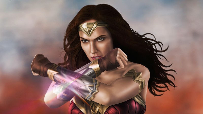 wonder woman, hd, 4k, superheroes, artwork, digital art, artstation
