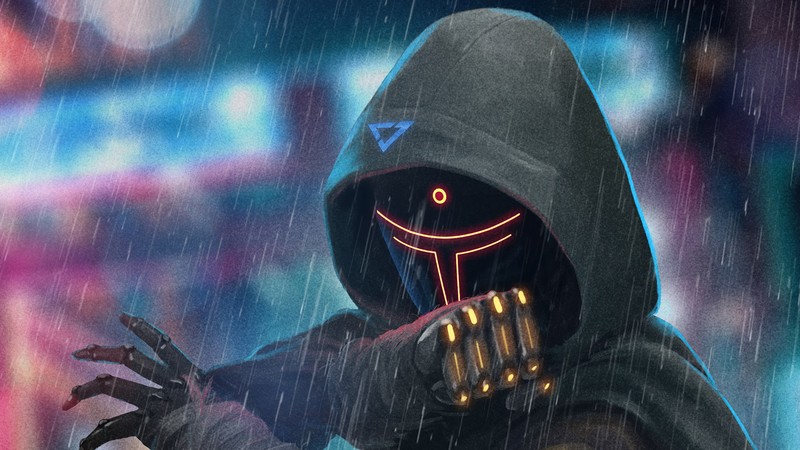 ninja, artist, artwork, digital art, hd, 4k