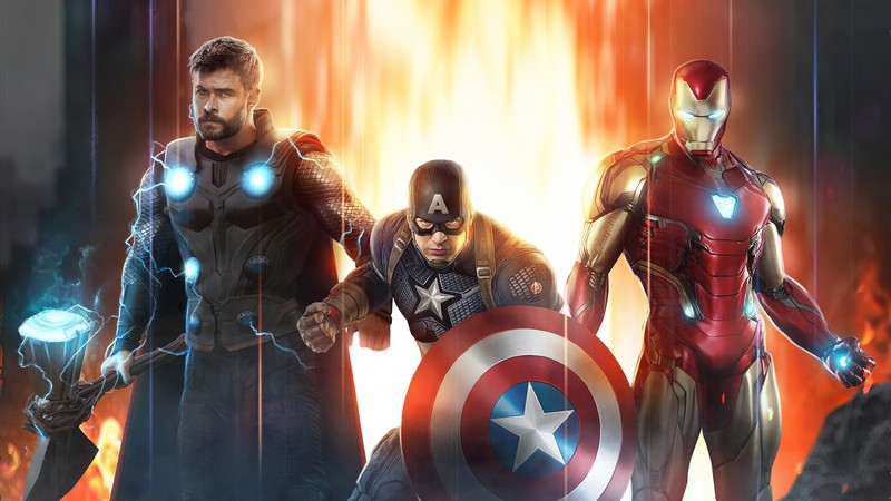iron man, hd, 4k, superheroes, digital art, artwork, thor, captain america
