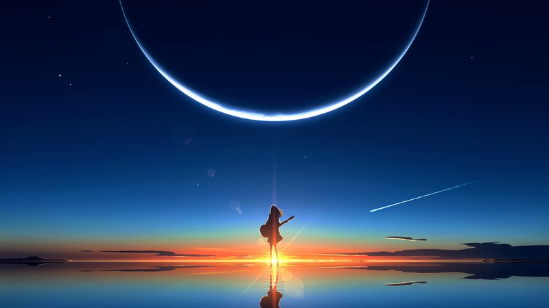 anime girl, anime, hd, 4k