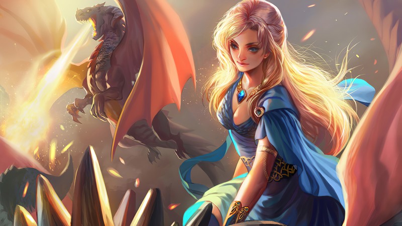 daenerys targaryen, game of thrones, tv shows, hd, artist, artwork, digital art, deviantart