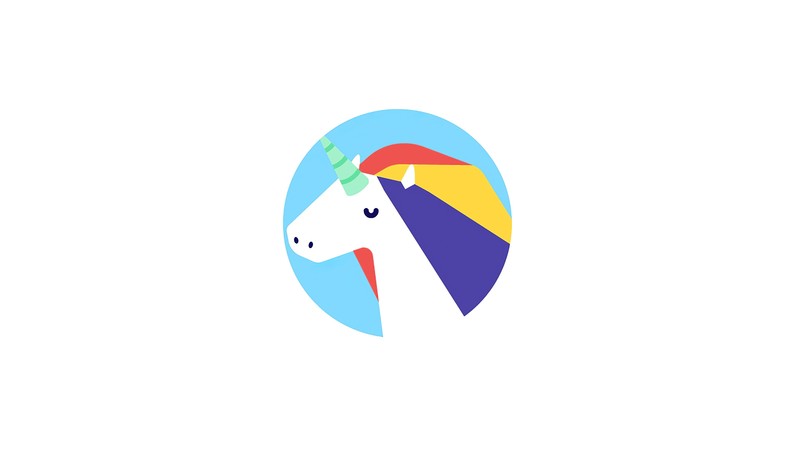 unicorn, minimalism, minimalist, artist, artwork, digital art, hd, 4k
