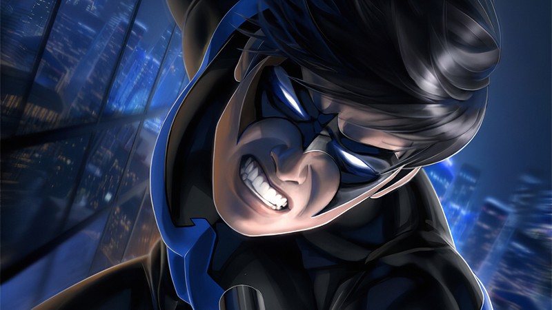 nightwing, hd, superheroes, artwork, digital art, artstation