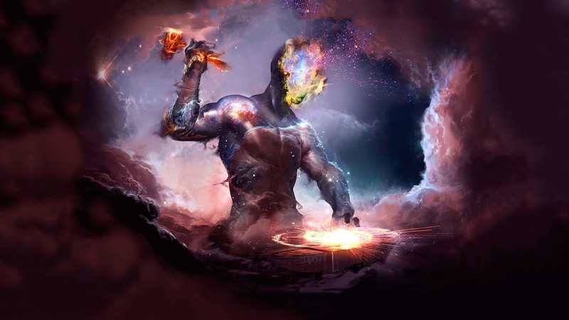 galaxy, artist, artwork, digital art, hd