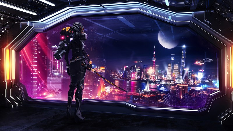 scifi, artist, artwork, digital art, hd, 4k