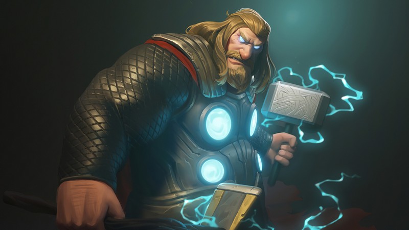 thor, hd, 4k, superheroes, artwork, digital art