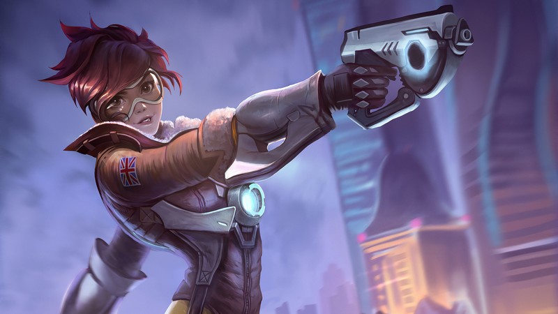 tracer overwatch, tracer, games, hd, 4k, artstation