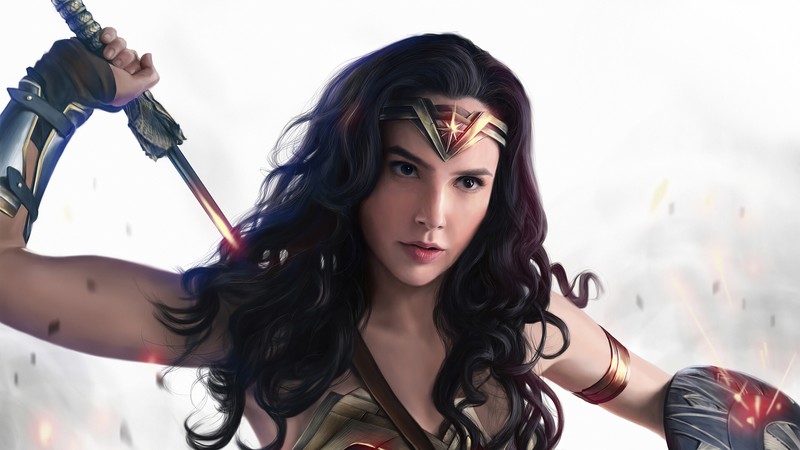 wonder woman, hd, 4k, superheroes, artwork, digital art, artstation
