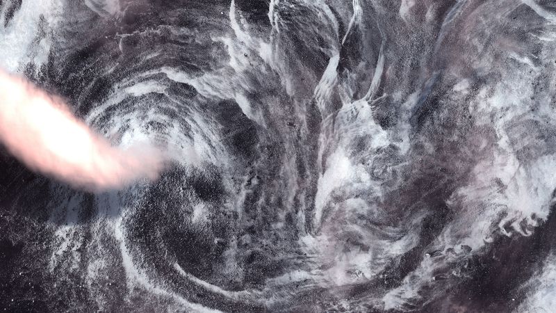 texture, earth, ice, aerial view, surface, 4k