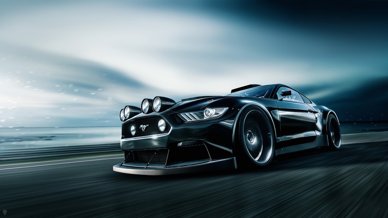 ford mustang, ford, cars, hd, 4k, artstation
