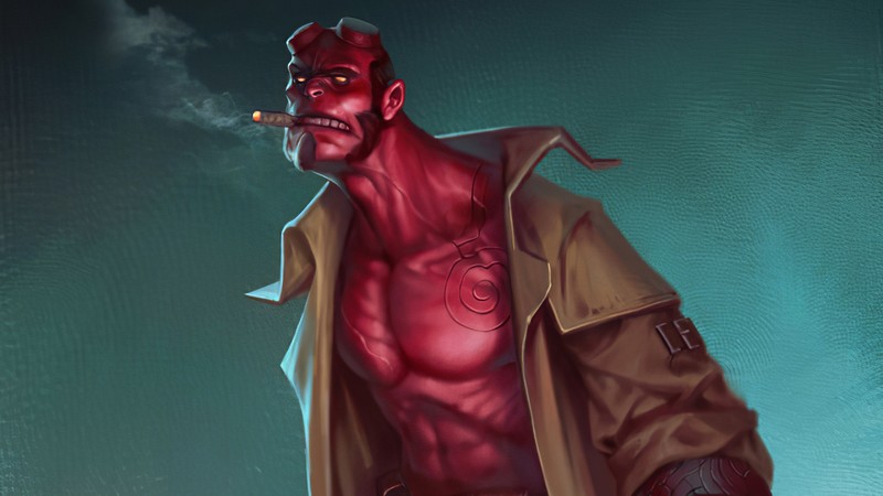 hellboy, superheroes, hd, artwork, artstation, digital art, artist, artstation