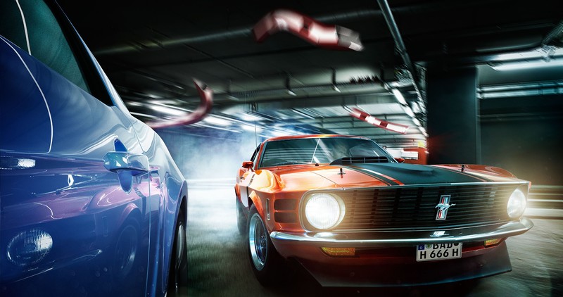 mustang, hd, cars, behance