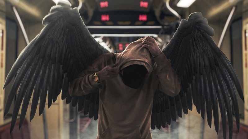 hoodie, wings, hd, photography, 4k