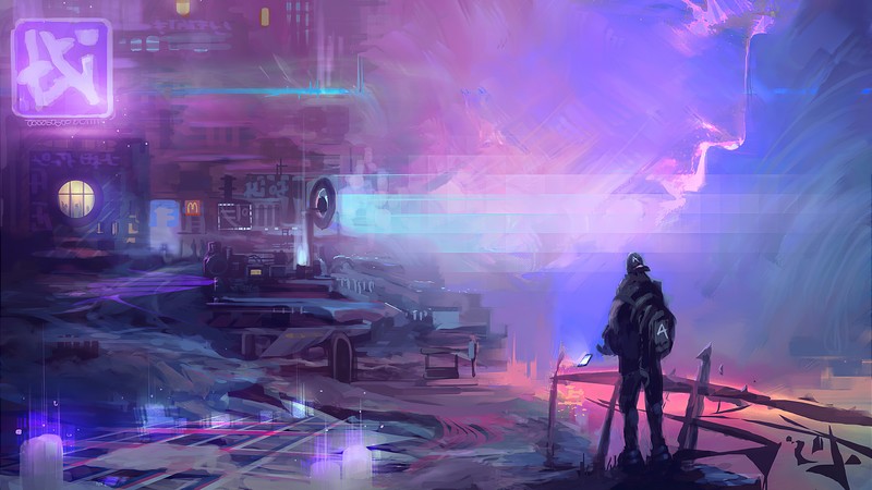 future, scifi, artist, artwork, digital art, hd, 4k, cyberpunk, artstation
