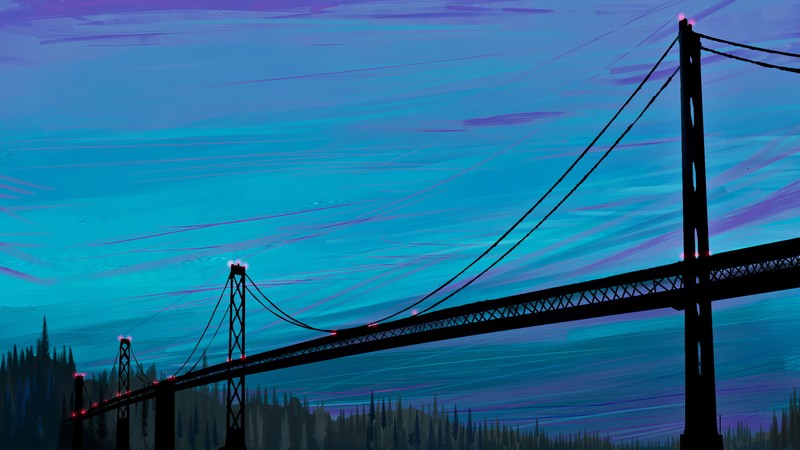 bridge, artist, artwork, digital art, hd, 4k, artstation