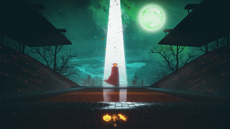halloween, artist, artwork, digital art, hd, artstation, 4k
