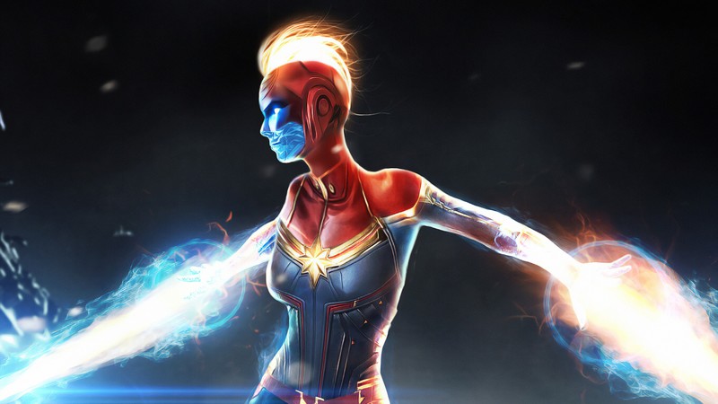 captain marvel, hd, superheroes, artwork, digital art, artstation