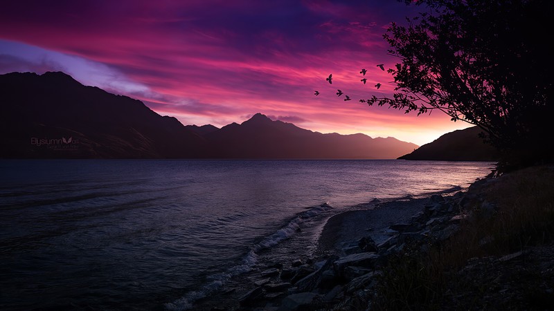 twilight, nature, hd, 4k, artstation