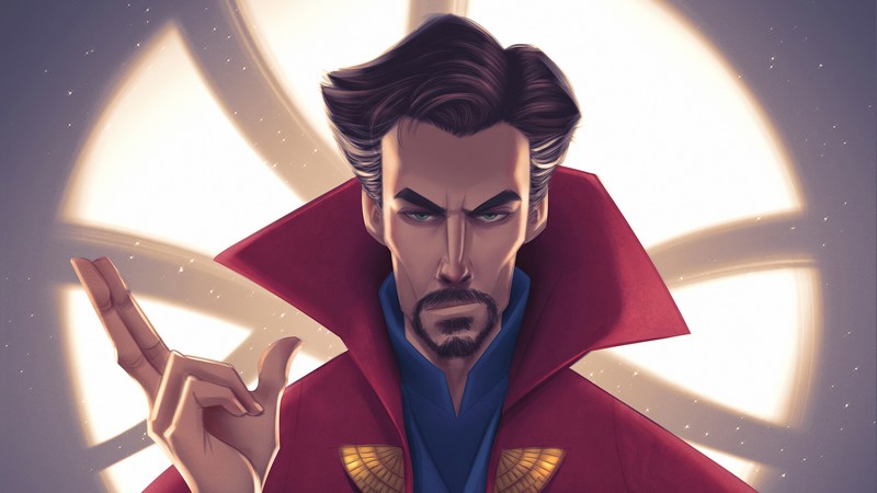 doctor strange, hd, superheroes, digital art, artwork, behance