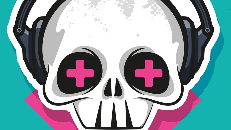 skull, artist, artwork, digital art, hd, 4k