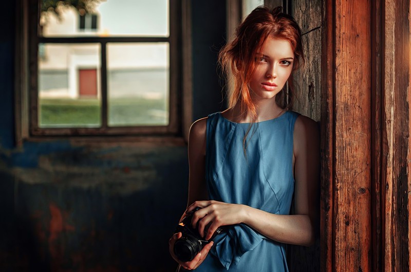 girls, model, hd, red head, 4k