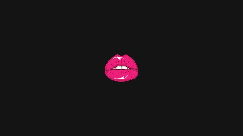 lips, minimalism, minimalist, artist, artwork, digital art, hd, 4k, 5k