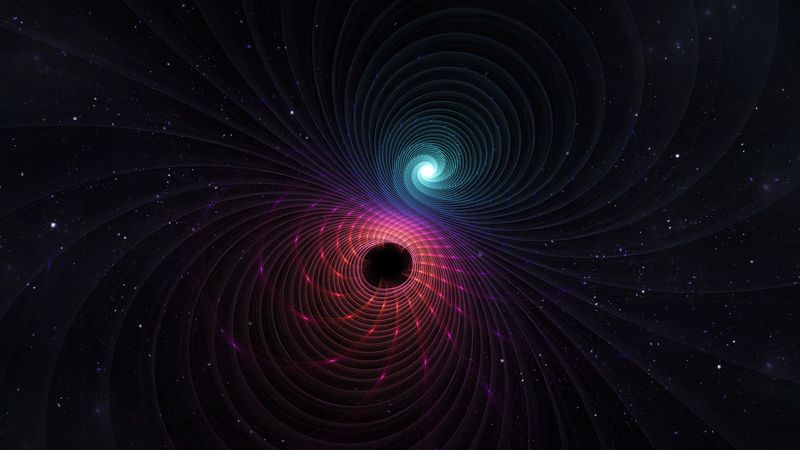 fractal, spiral, abstraction, swirling, glow, 4k
