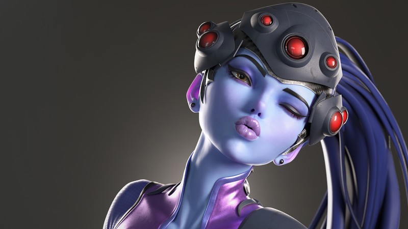 widowmaker, overwatch, games, hd, fantasy girls, 4k, artstation