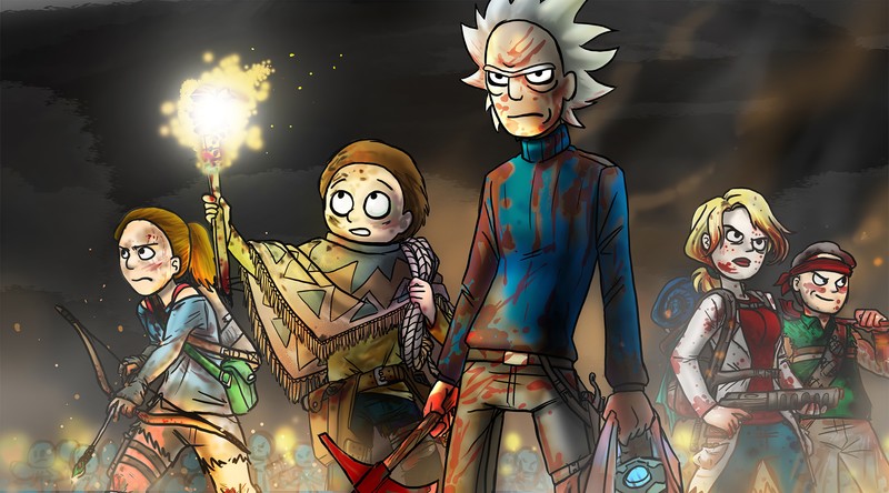 rick and morty, tv shows, hd, 4k, deviantart
