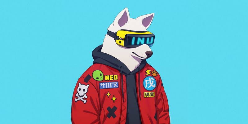 cyberpunk, artist, artwork, digital art, hd, dog