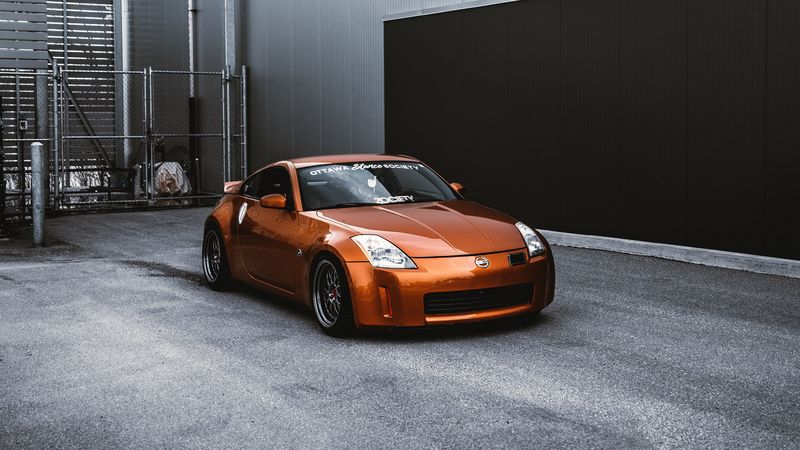 nissan 350z, nissan, sports car, car, headlights, 4k