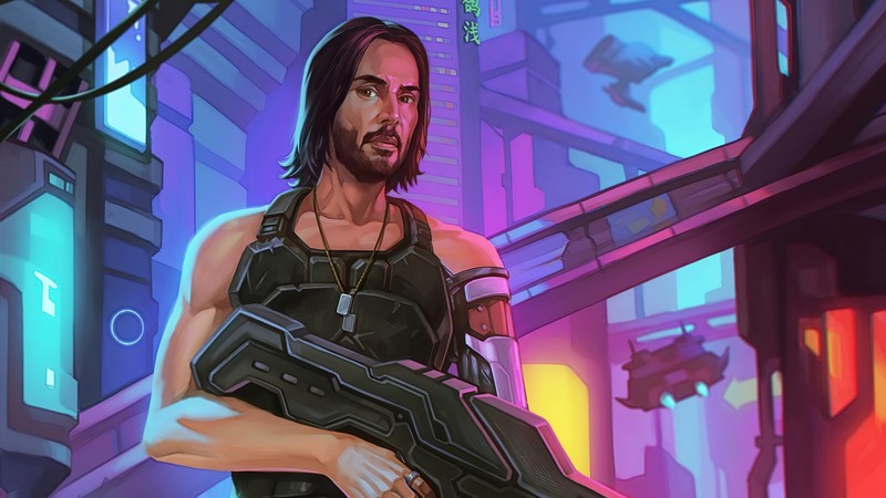 john wick, hd, 4k, cyberpunk 2077, games