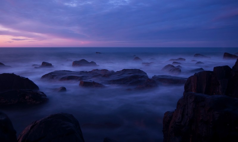 sea, coast, nature, hd, horizon