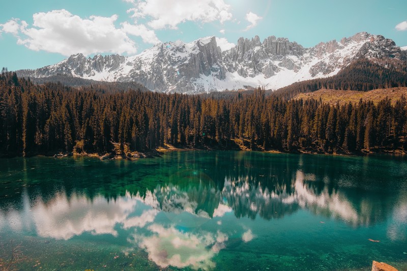 lake, hd, trees, 4k, 5k
