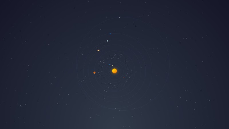 solar system, hd, space, 4k, digital universe, artist, artwork, minimalism, minimalist