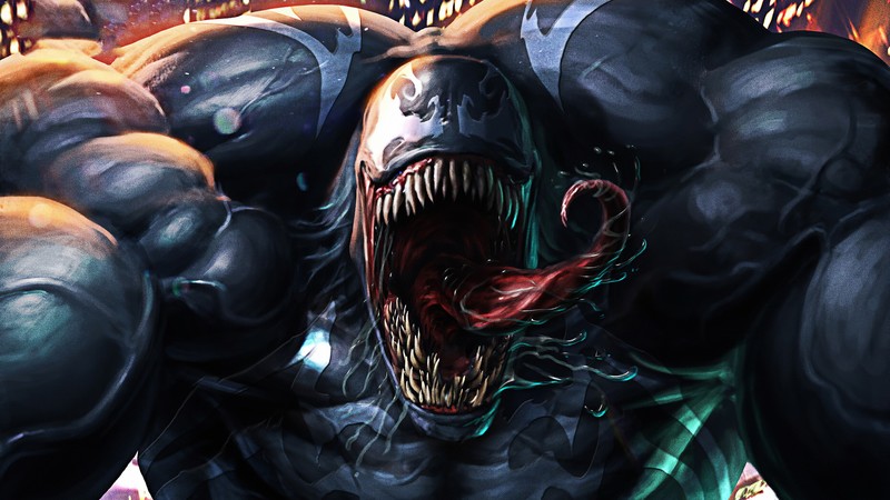 venom, hd, 4k, superheroes, digital art, artwork, artstation