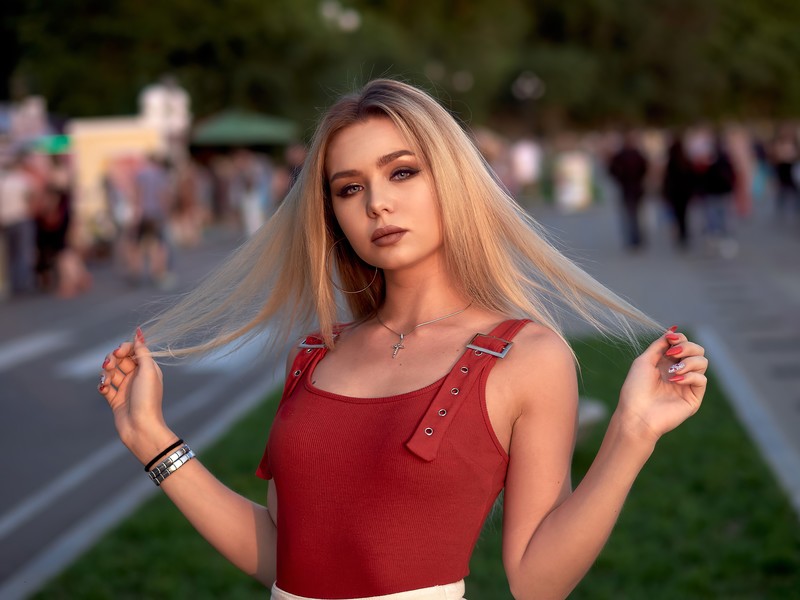 girls, women, blonde, hd, 4k