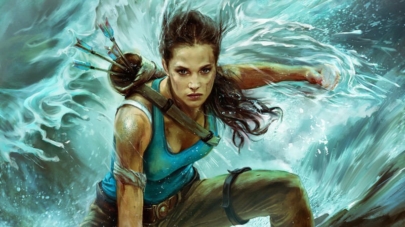 tomb raider, games, lara croft, artist, artwork, digital art, hd, 4k