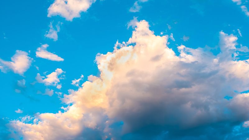 clouds, sky, day, bright, 4k