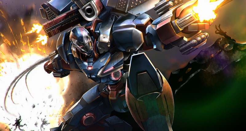 war machine, hd, 4k, superheroes, artwork
