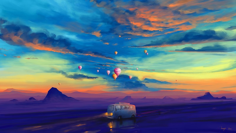 van, artist, artwork, digital art, hd, 4k, deviantart