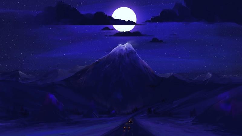 moon, artist, artwork, digital art, hd, 4k, deviantart