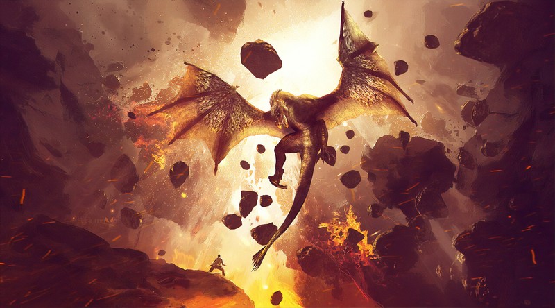 dragon, artist, artwork, digital art, hd, deviantart